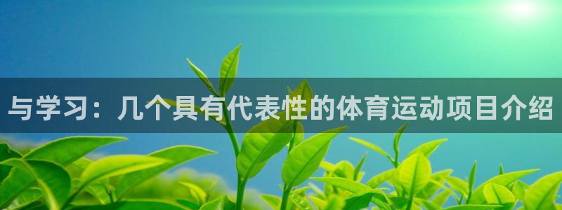 88体育现在：与学习：几个具有代表性的体育运动项目介绍