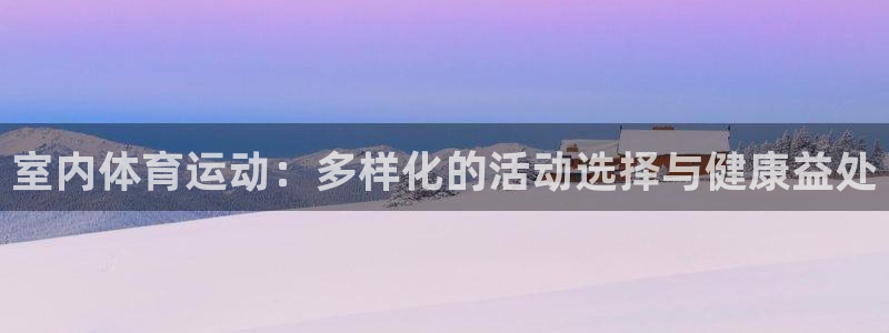 88体育平台：室内体育运动：多样化的活动选择与健康益处